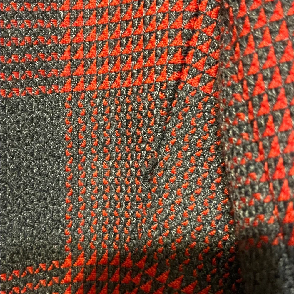 John Meyer of Norwich Vintage Wool Blend Red Plaid  Blazer - Picture 7 of 14